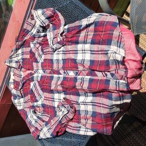 Cloth & Stone Plaid Tunic/Dress